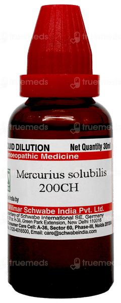 Dr Willmar Schwabe Mercurius Solubilis 200ch Dilution 30ml